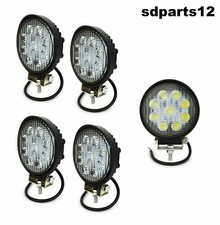 4 x 27W Feux Ronds Phares De Travail Flood 9 Led pour Auto Bateau 4x4 Vtt 12/24V