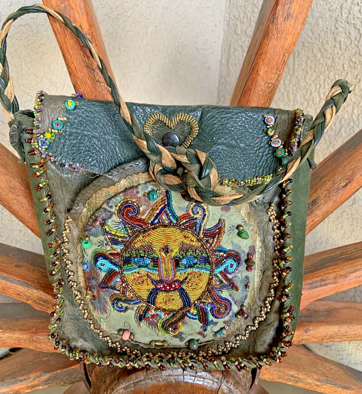 Gossamer Wings * Barbara Grimes * Custom Leather Bead… Gem