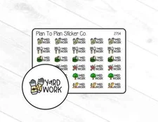 2754~~Yard Work Planner Stickers.