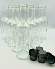 Glass Bottles 330ml and Screw Cap Drinks Bottles Cordial Home Brew 12-108 Pack