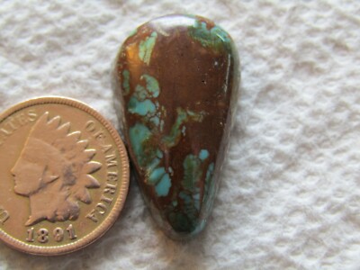 Pilot Mountain Turquoise 19 carats Cabochon Nevada Blue Green American Cab