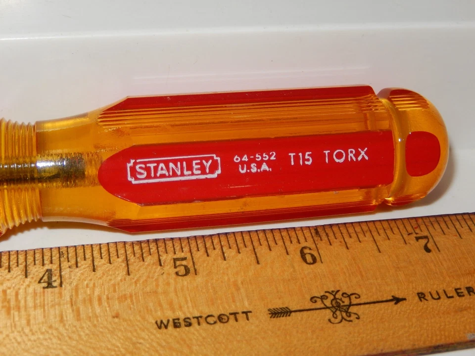 STANLEY TORX 64-552 SCREWDRIVER T15 EXCELLENT USED CONDITION - Image 3 of 3