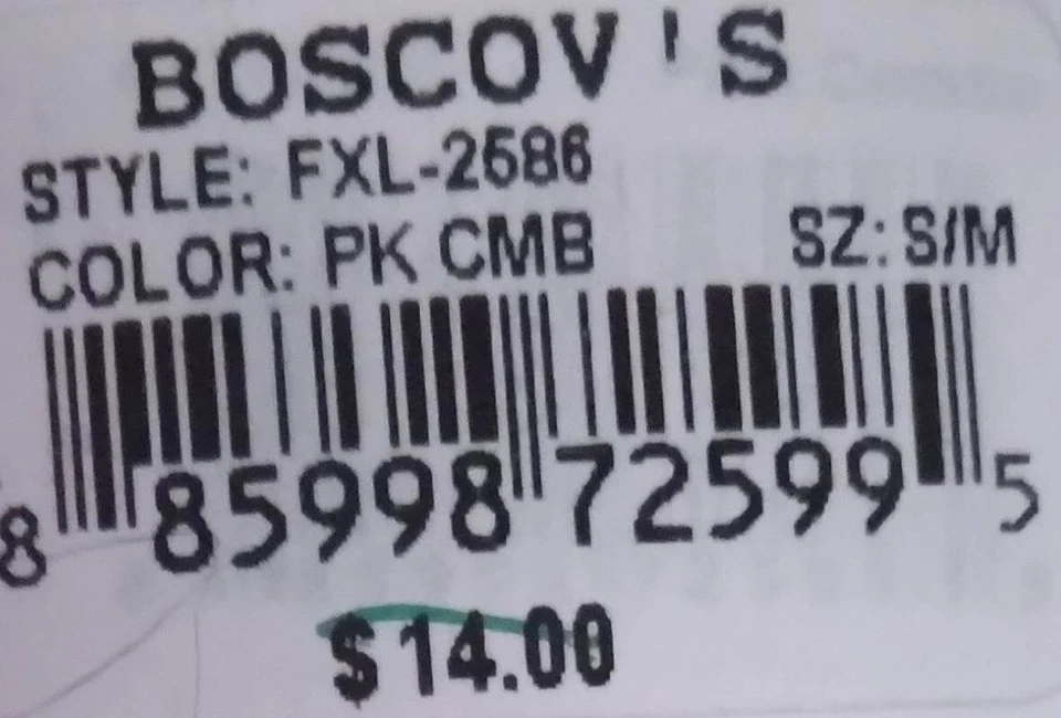 Calcetines con pinzas CAPELLI NEW YORK (rosa intenso) talla S/M 5-7 Foto 4 de 4