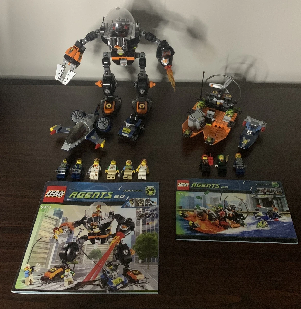 Lego Agents Lot 8968 8970 Sets