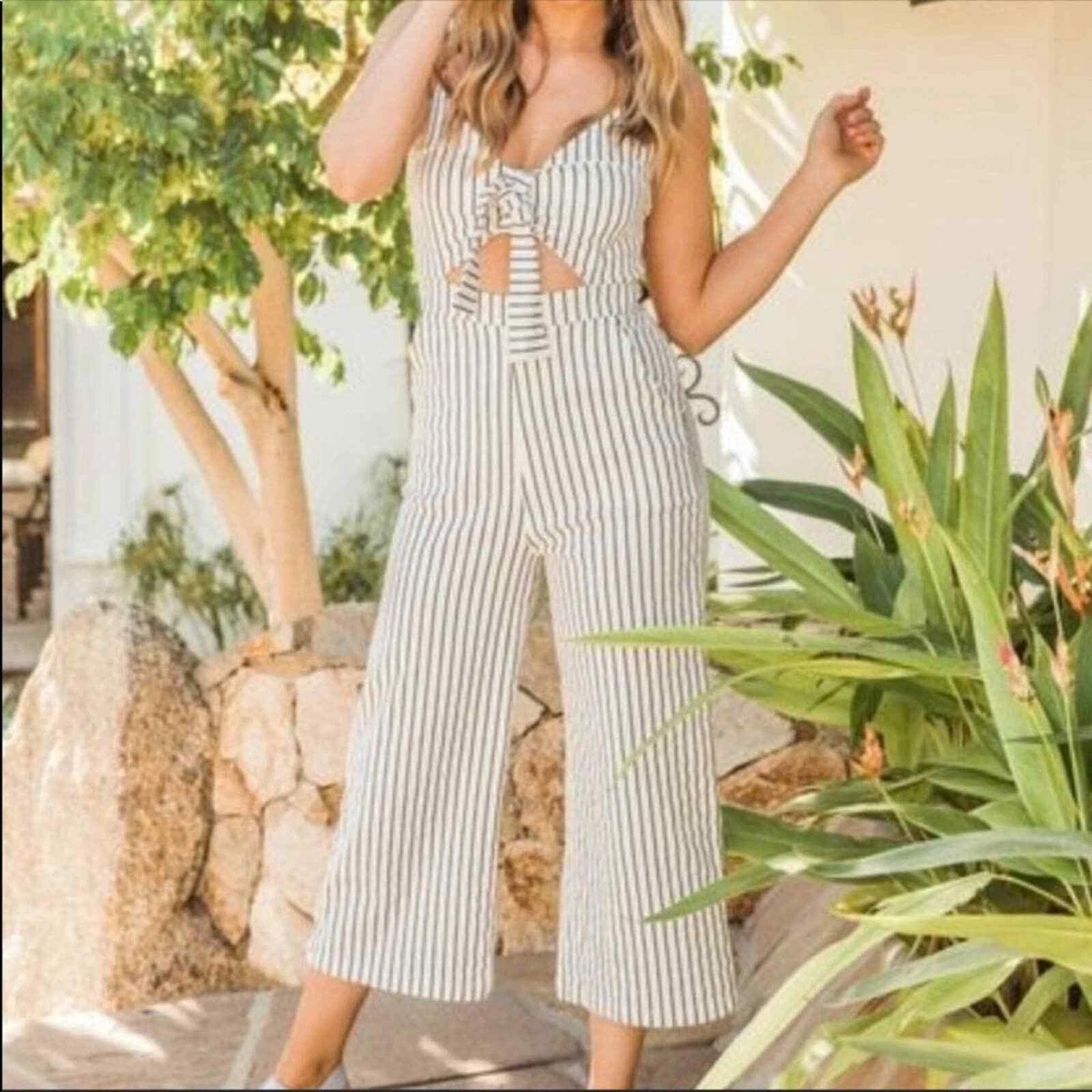 Main strip store jumpsuit