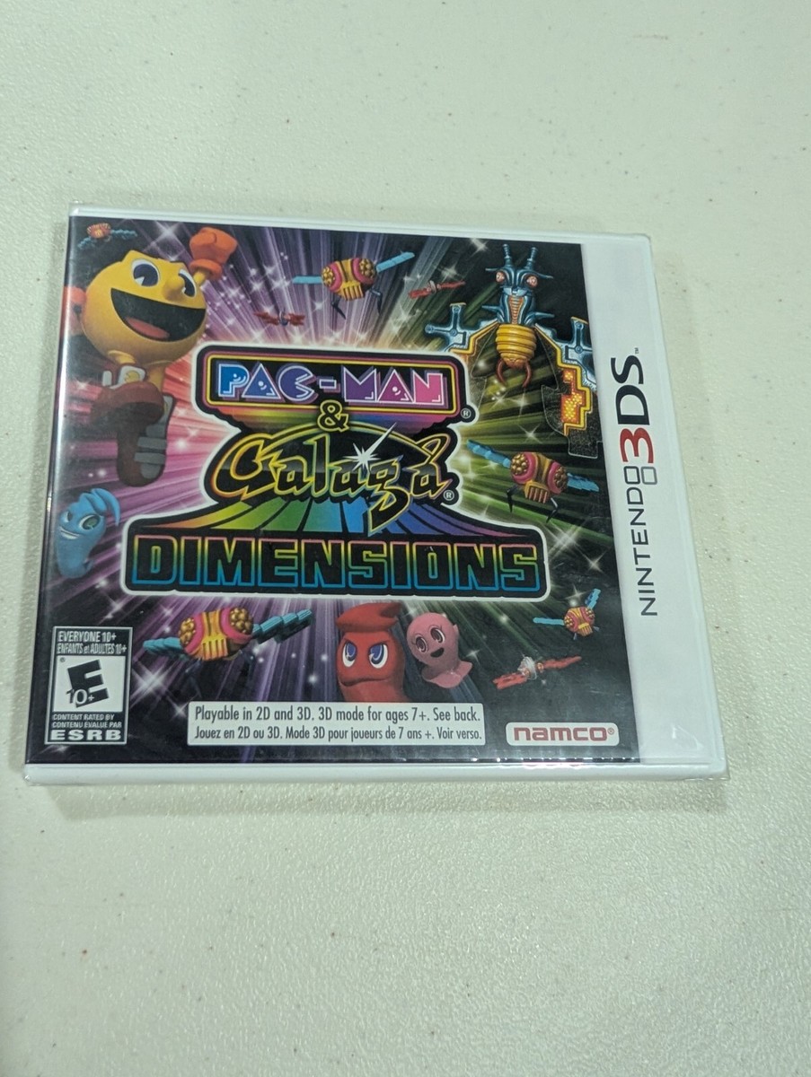 Sealed Nintendo 3DS Game - Pac-Man & Galaga Dimensions