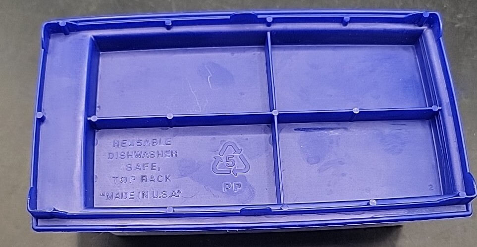 Kraft Philadelphia Brand Cream Cheese Storage Container Made in USA 6" X 3" eBay