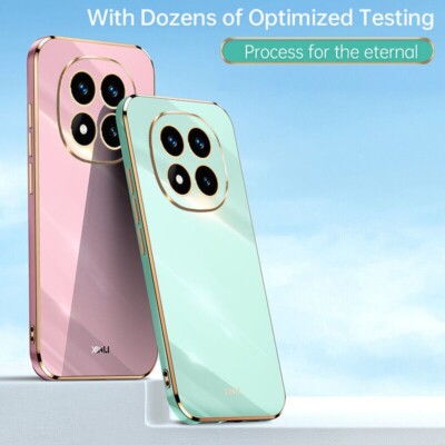 Fashion Candy Plating Frame Soft TPU Case Cover For XiaoMi RedMi Note 14 Pro+ 5G