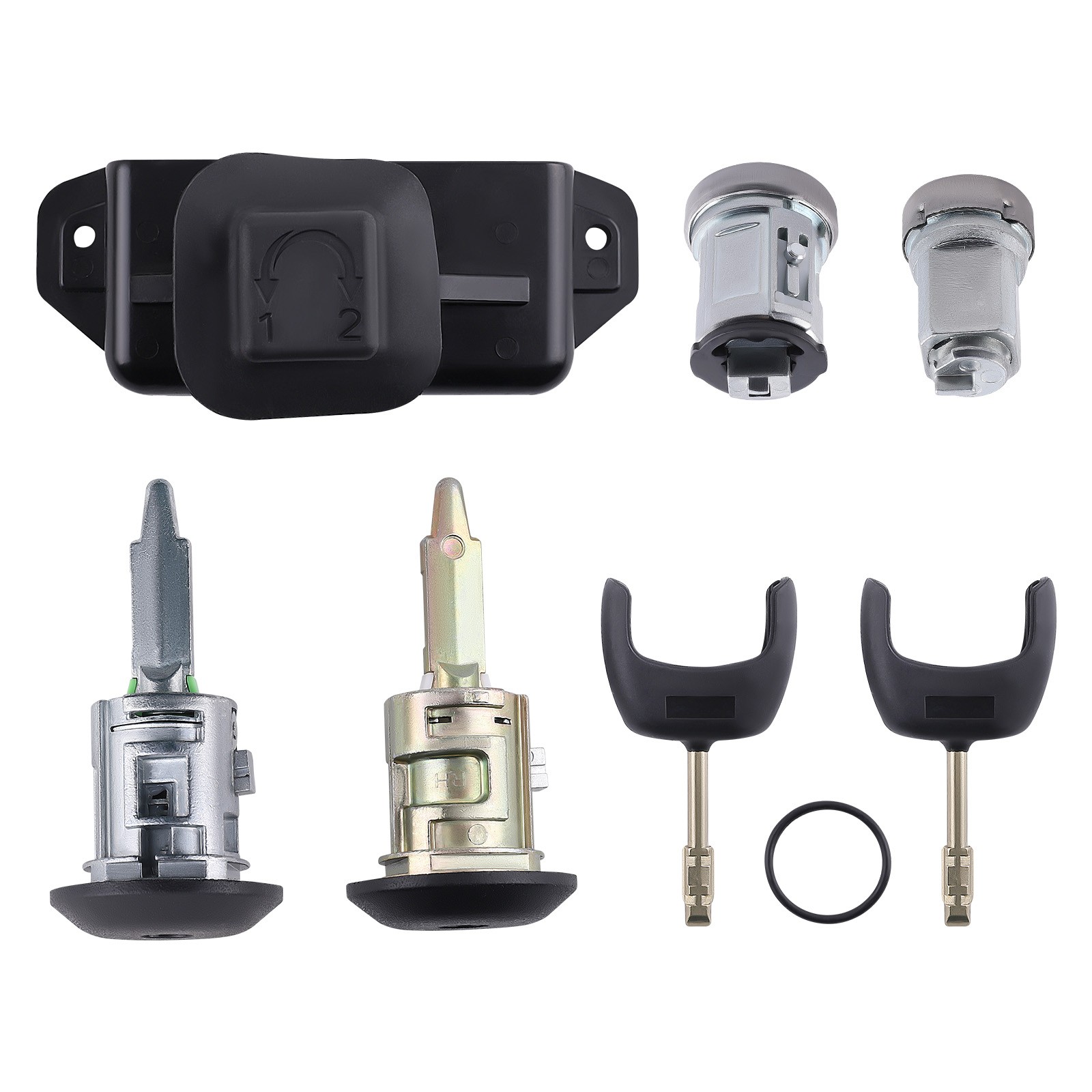 DOOR KEYS LOCK SET KEYS Plastic & Metal FOR FORD TRANSIT MK7 06-14 4874508