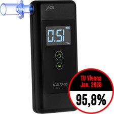ACE AF-33 Autobild Testsieger Alkoholtester elektrochemischer Sensor GEBRAUCHT