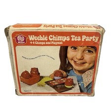 Chimps Tea Party 1975 Airfix Weebles Vintage Complete Boxed