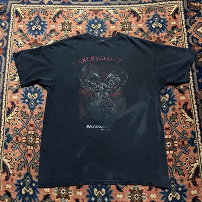 VTG Y2K Harley Davidson Shirt Cancun Rare Faded L 90s 00s