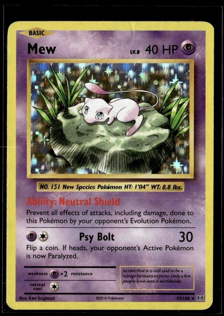 Mew [Holo] #53 (Evolutions (2016))