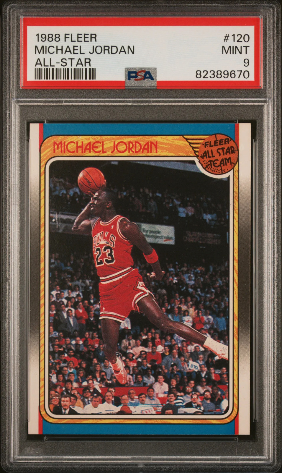 1988 Fleer Michael Jordan #120 All Star PSA 9