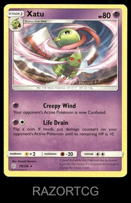 XATU 79/236 R KOSMISCHE FINSTERNIS POKEMON NM/M