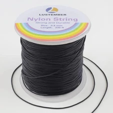 0.8Mm Nylon String, Strong Bracelet String, Durable Nylon Cord for Jewelry Makin