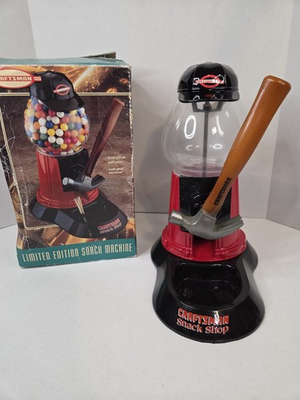 #ad #ad VTG Craftsman Snach Shop Gum Candy Machine Original Box Metal Plastic Glass New $48.50