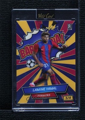 2024 Wild Card Comix Gold/Red/Blue Rainbow Foil 3/4 Lamine Yamal #ACBB-LY6 08c9