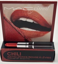MAC Macximal Matte Mini Lipstick 602 CHILI 0.05 oz/ 1.7g - New with Box