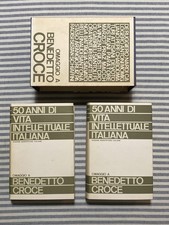 AA.VV. - OMAGGIO A BENEDETTO CROCE - 2 volumi Edizioni Scientifiche Italiane