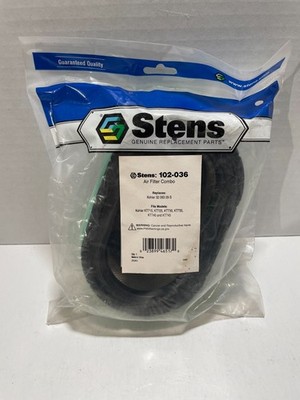 NEW Stens 102-036 (Kohler) Air Filter Combo