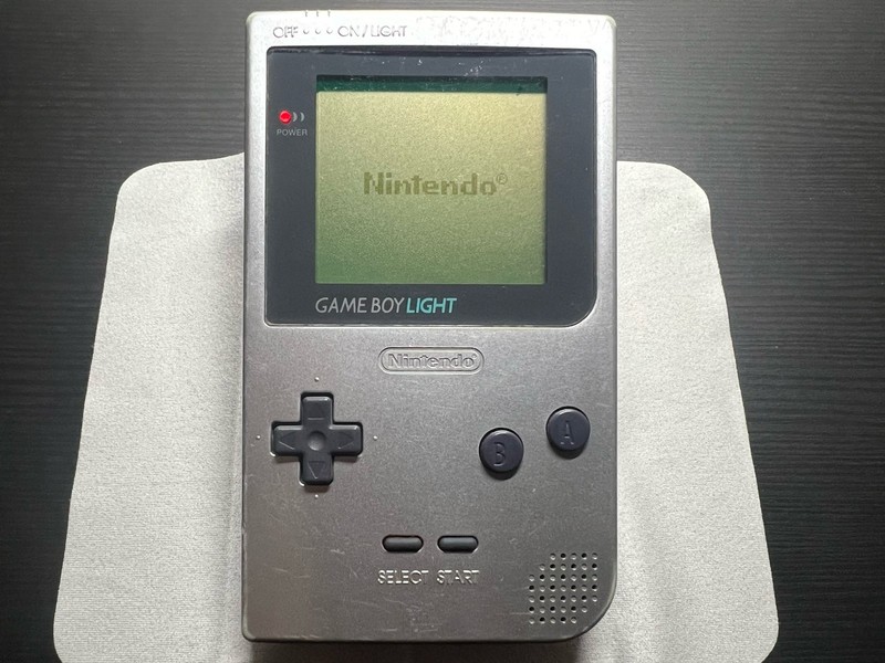 Nintendo Game Boy Light MGB-101 Silver Japan Import Working US Seller