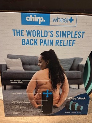 Chirp Wheel Plus + 3 Pack Back Roller Relief Spinal Mobility Stretch 12  10  6 