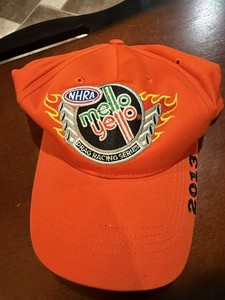 NHRA Mello Yello Drag Racing Series Orange Cap, 2013 Winner, Adjustable, Cotton