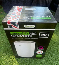 Meaco MeacoDry ABC 10L Quiet Dehumidifier 10L/day 36dB 165W 2.6L Tank White