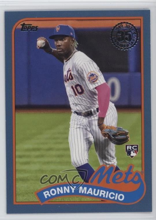 2024 Topps Series 1 1989 Topps Baseball Blue Ronny Mauricio #89B-93 0zw7