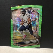 Panini Lance Briggs Chicago Bears 2025 Prizm Green Pulsar #257 Football Card