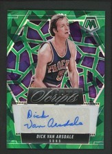 2024-25 DICK VAN ARSDALE AUTO PANINI MOSAIC SCRIPTS ICE GREEN AUTOGRAPHS