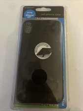 E-CIRCUIT iPHONE XR Black Cell Phone Case With Kickstand NEW