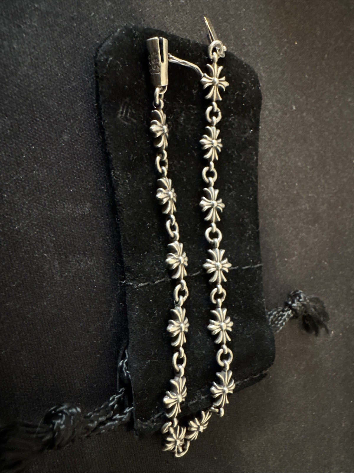 100% Authentic Chrome Hearts Tiny E CH Plus Brace… - image 1