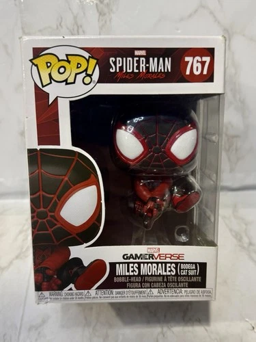 Funko Pop! Miles Morales Bodega Cat Suit #767 Spider-Man, Marvel Games