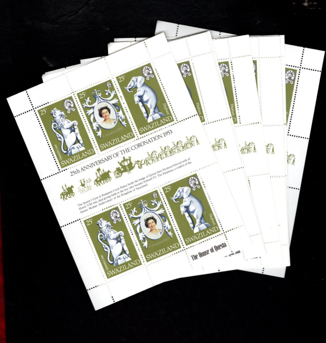 Swaziland sc#302 x10 (1978) Souvenir Sheet MNH
