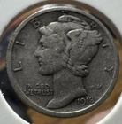 1918-D Mercury Dime  Nice Older Coin 90% Silver