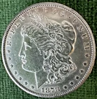 1878-CC $1 Morgan Dollar Almost Uncirculated Details Cleaned Free Shipping