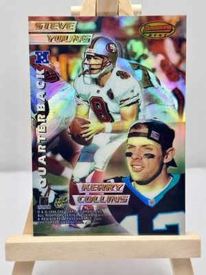 1996 Bowman's Best #1 Steve Young / Dan Marino / Mark Brunell FOOTBALL Dolphins