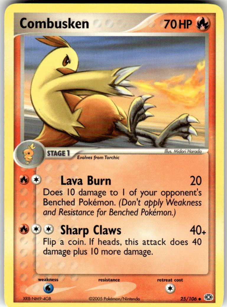 Combusken EX Emerald 25/106 2005 NM