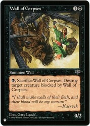 Wall of Corpses (The List) - Common