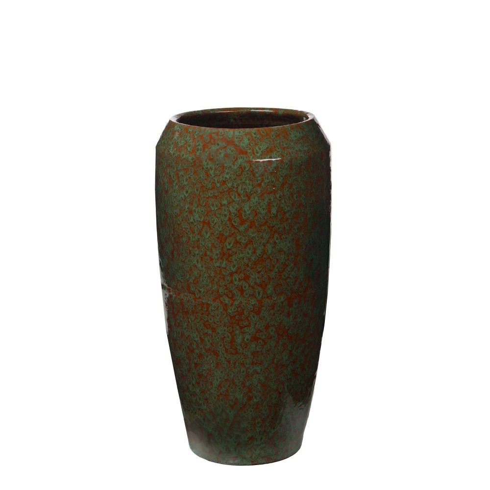 Vase Venice 40 cm terre cuite par Lou de Castellane, objet d'art artisanal