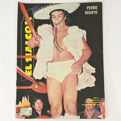 El Halcon Wrestling Magazine Issue 929 Vol 17 Spanish Illustrated Perro Aguayo..