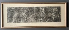 Original Radierung von Martin Domke 1966 handsigniert