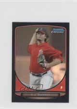 2013 Bowman Chrome Minis Black Refractor 17/25 RJ Alvarez #24 0b5