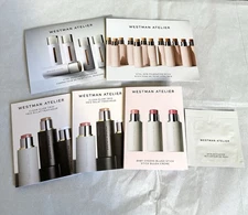 6x Westman Atelier Glow Trio Contour/Blush/Highlight/Foundation/Concealer Sample