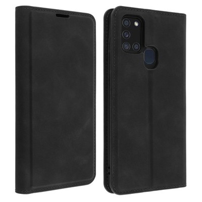 Avizar, Kunstleder-Klapphülle mit Portemonnaie für Galaxy A21s