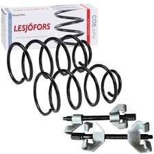 2x LESJÖFORS Fahrwerksfeder Vorne + Federspanner für MINI R57 R59 1.6
