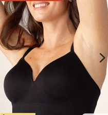 Truekind By Shapermint Supportive Comfort Wireless Shaping Bra 3XL Black