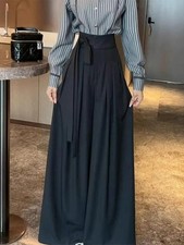 Japanese Street Style Women's Casual Loose Wide-leg pants culottes